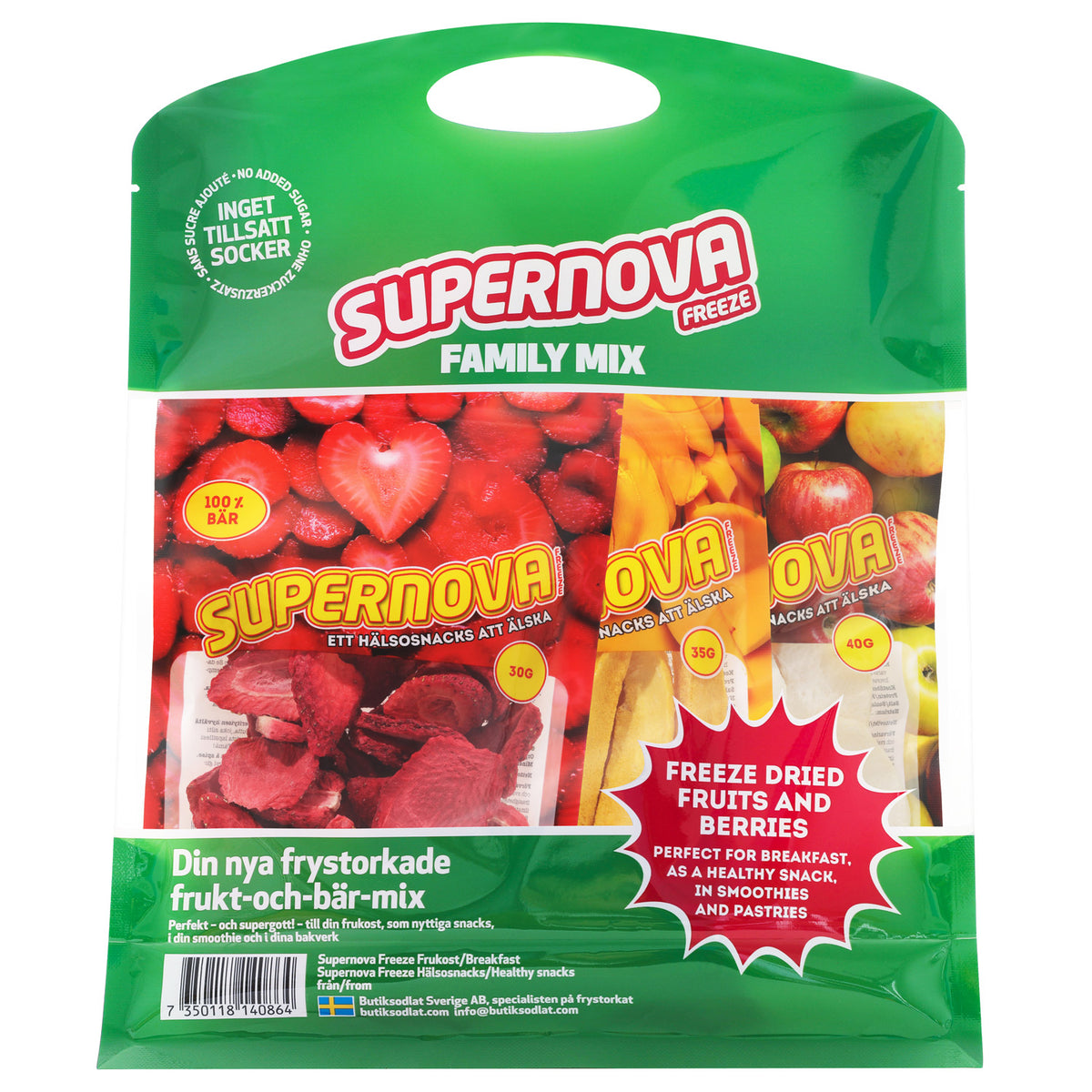 Familjpaket Hälsosnack