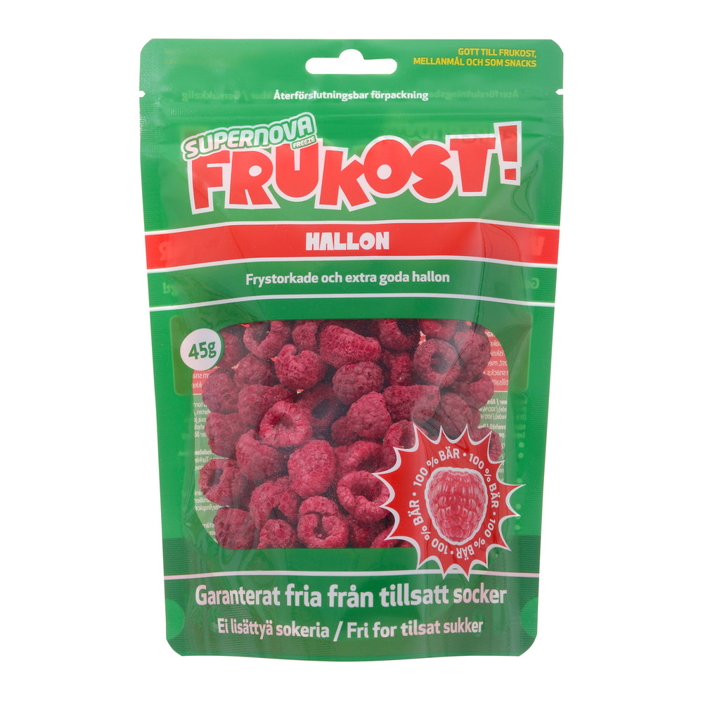 Frukost - Hallon
