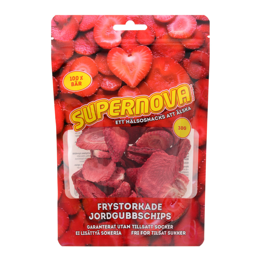 Hälsosnacks - Jordgubbschips