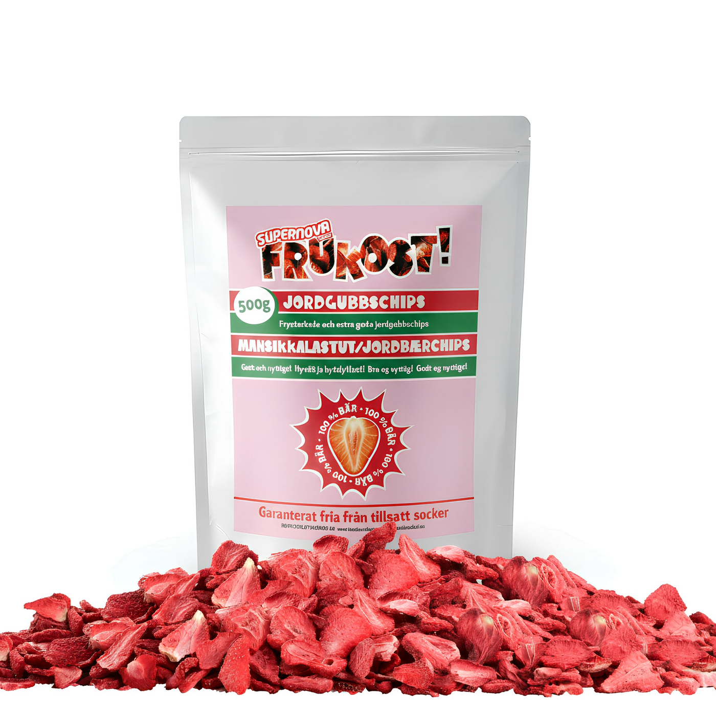 Frukost XL - Jordgubbschips