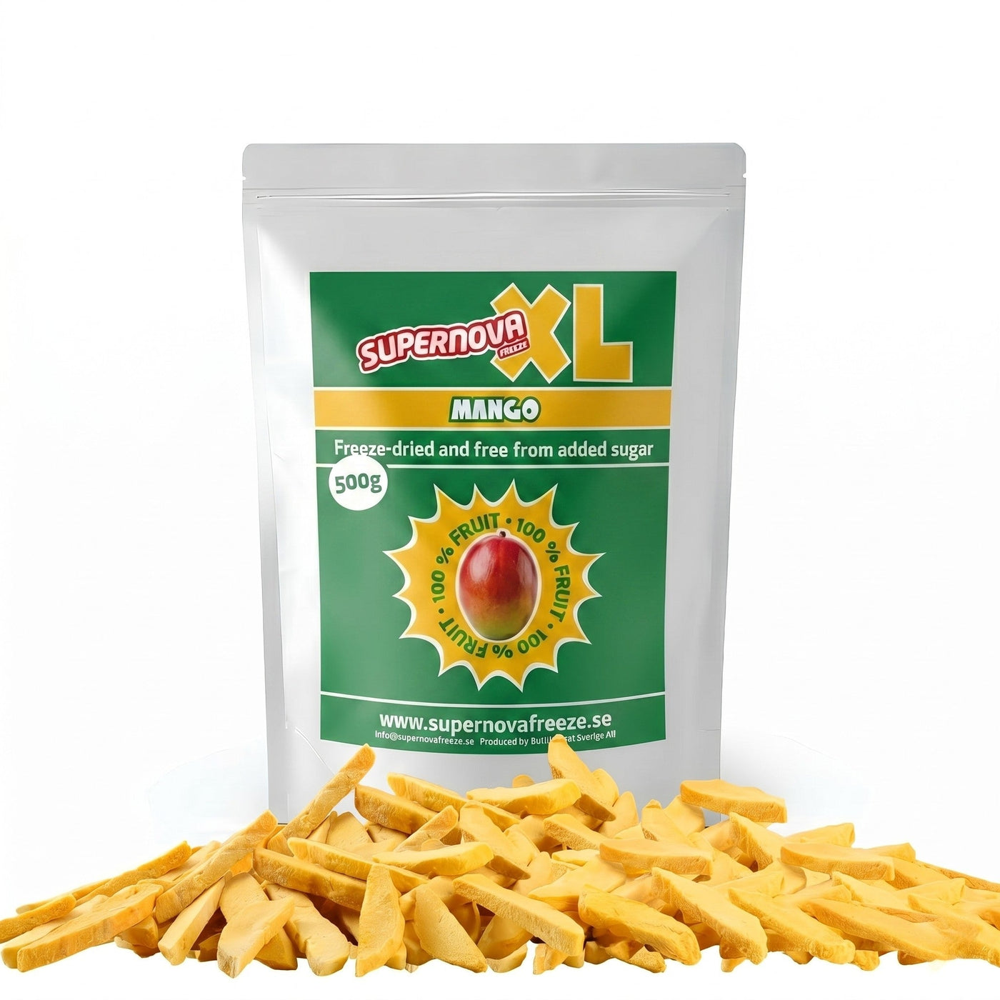 Supernova Freeze XL - Mango förpackning med frystorkad mango